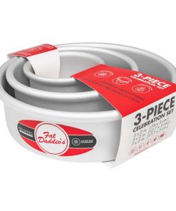 Fat Daddios Round Cake Pan Three Piece Set