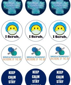 Surg Tech | Surgical Technologiest | CST | Round Cupcake Toppers | Edible Images