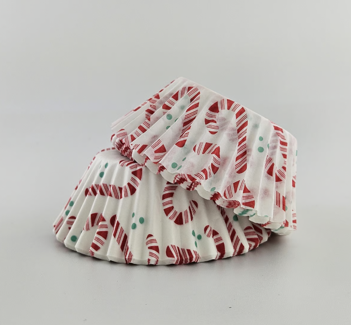 Candy Cane | Baking Cups | Cupcake Liners | Christmas