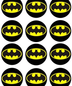 Batman | Round Cupcake Toppers | Edible Images