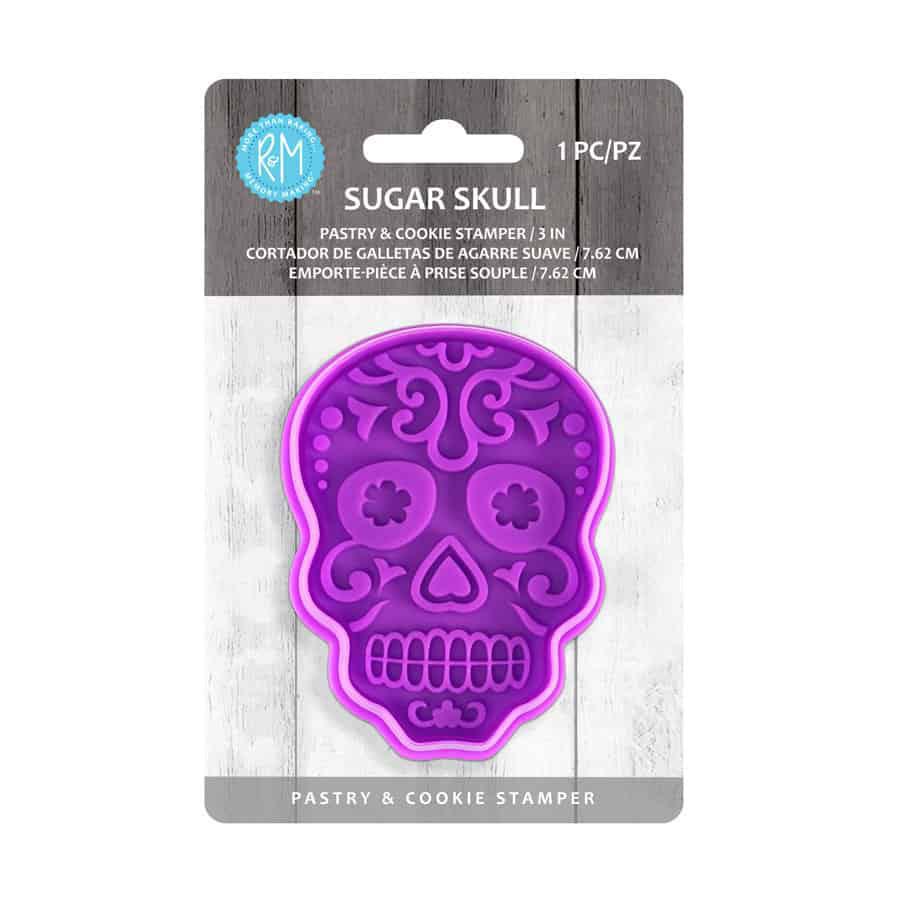 Sugar Skull Plunger | Halloween | Cake Decorating | Cookie