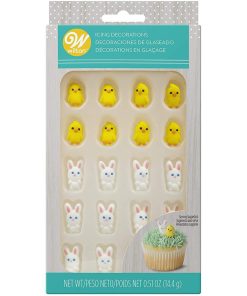 Bunny Chick Mini Icing Decs | Easter | Cupcake Toppers