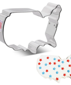 USA United States Map Cookie Cutter 4"