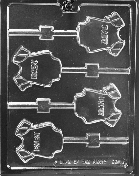 Baby Onsie Lollipop Chocolate Mold