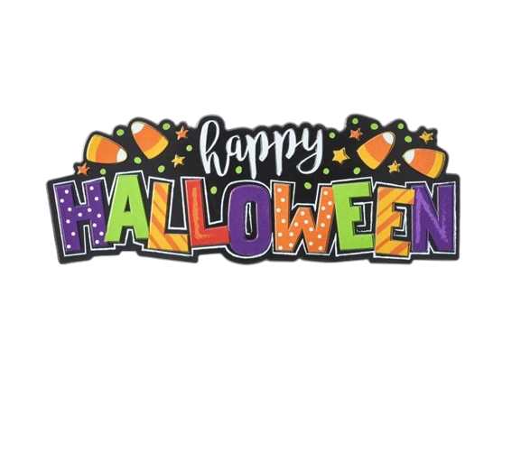 Halloween Treats Cake Topper 5.5in