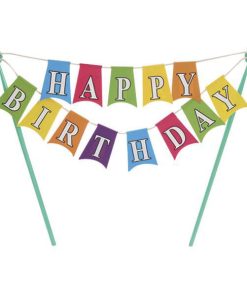 Happy Birthday Banner | Cake Topper