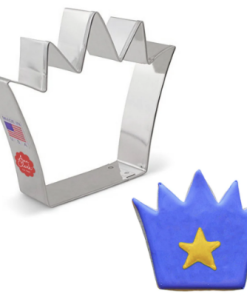 Crown King Cookie Cutter 4"