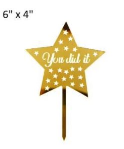 You Did It | Cake Topper | Graduation