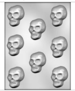 Skull Head Chocolate Mold