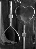 Large Heart Lollipop Mold