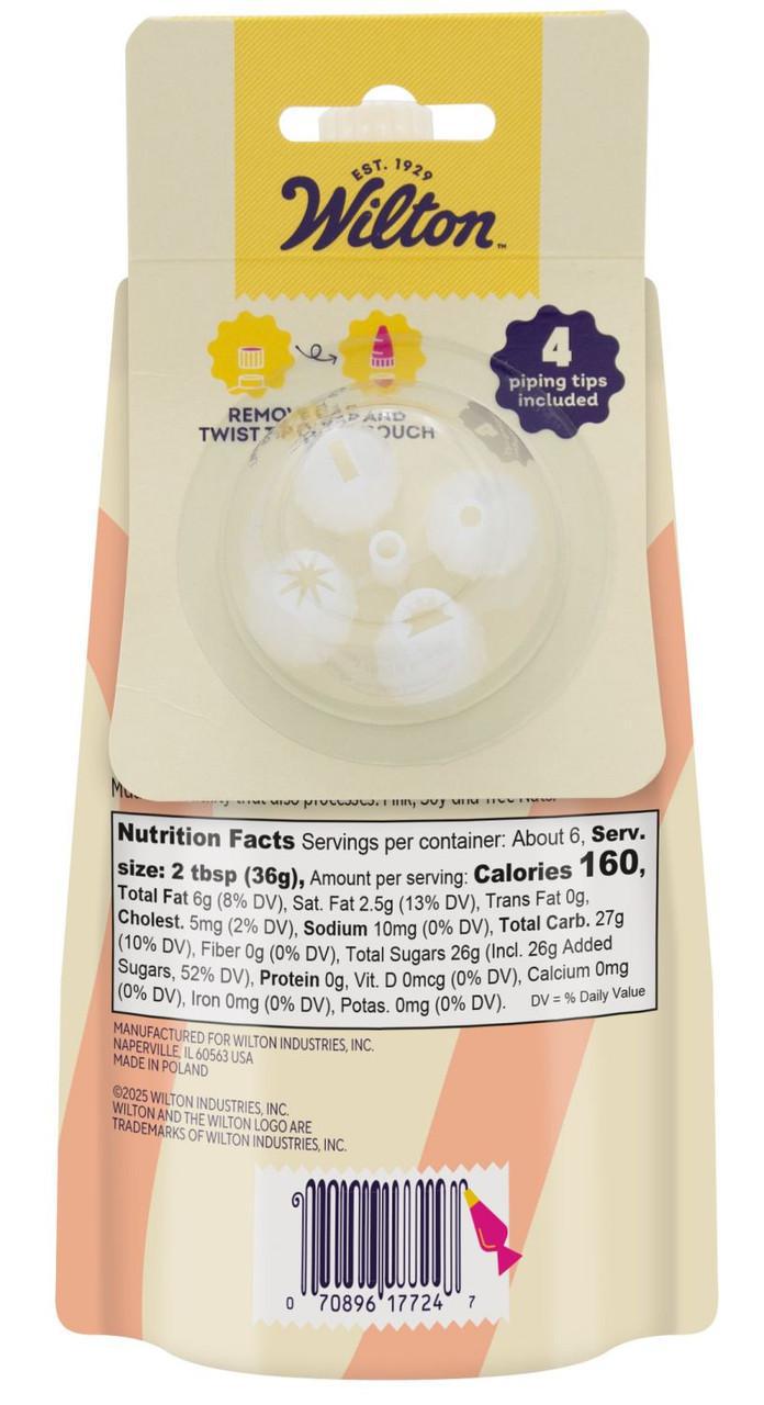 Yellow Icing Pouch w/ Tips | Cake Decorating - Image 2