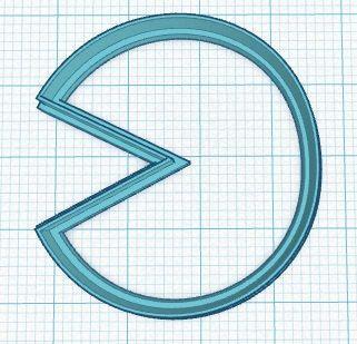 Pac Man | Custom Made Cookie Cutter