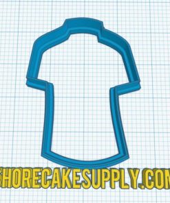Shirt with Collar | Custom Made Cookie Cutter
