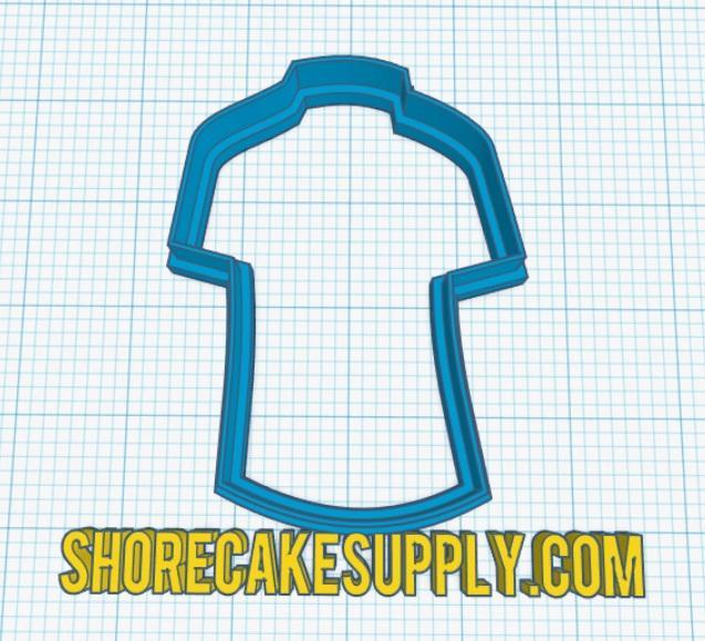 Shirt with Collar | Custom Made Cookie Cutter